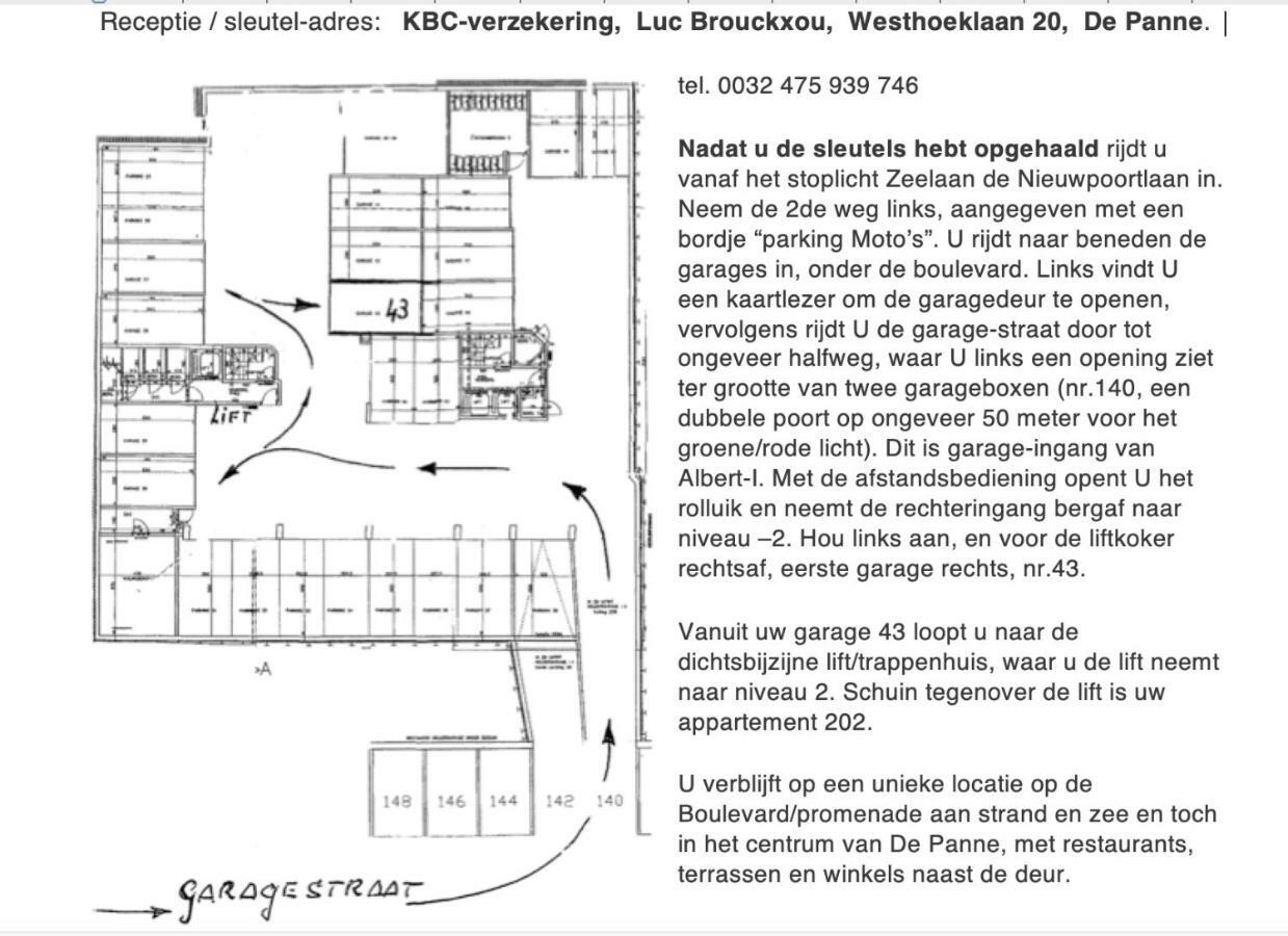Residentie Albert-1, App.202, Zeelaan 214 De Panne Kültér fotó